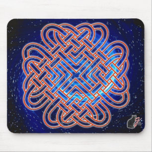 Galactic Celtic Kärlek Knot Mouse Pad Musmatta