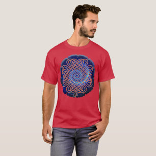 Galactic Celtic Kärlek Knot T-Shirt