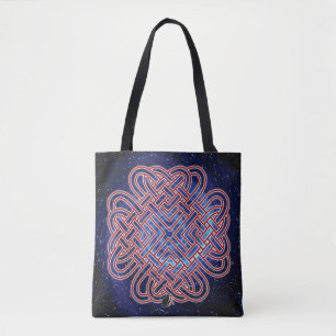 Galactic Celtic Kärlek Knot Tygkasse