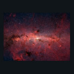 Galactic Center i Milky Way Poster<br><div class="desc">Vårt Galactic Center ligger 26 000 ljusår bort i riktning mot Sagittarius. Den här Spitzer Space Telescope-bilden visar hundratusentals stjärnor i centrum av vår spiral Milky Way galaxy.</div>