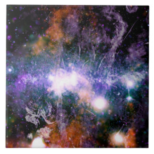 Galactic Center of Milky Way Galaxy X-Ray Hubble Kakelplatta