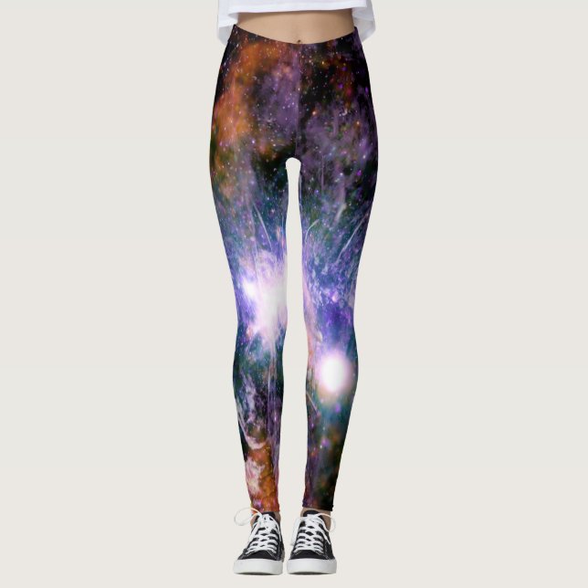 Galactic Center of Milky Way Galaxy X-Ray Hubble Leggings (Framsida)