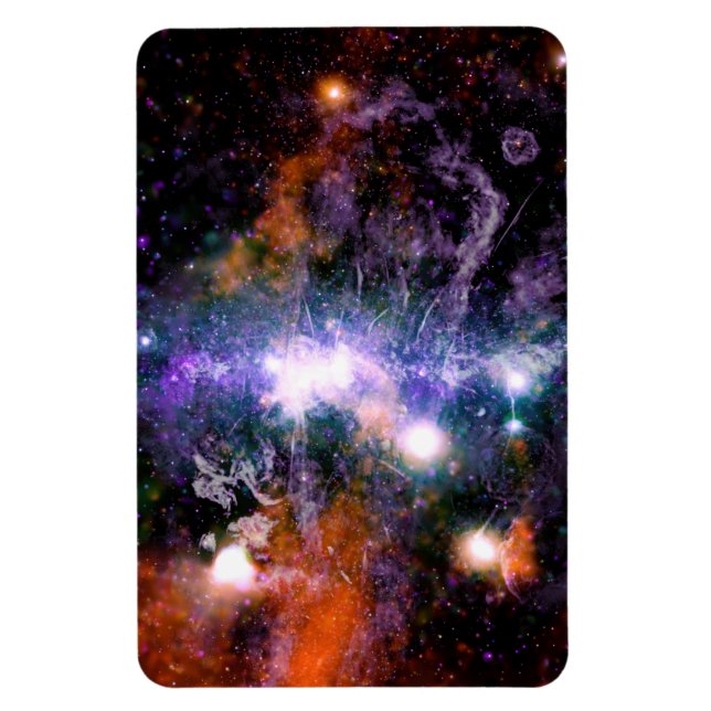Galactic Center of Milky Way Galaxy X-Ray Hubble Magnet (Vertikal)