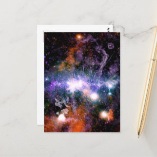 Galactic Center of Milky Way Galaxy X-Ray Hubble Vykort