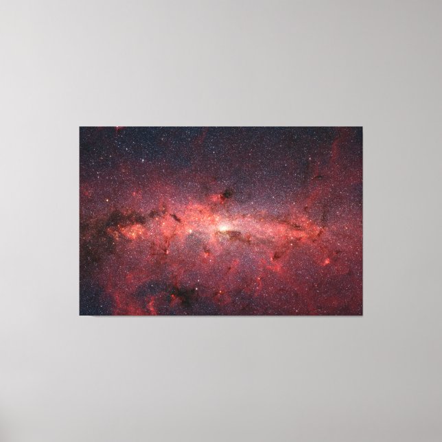 Galactic Center, Stars, Clouds, Clusters Canvastryck (Framsida)