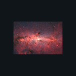 Galactic Center, Stars, Clouds, Clusters Canvastryck<br><div class="desc">Vårt Galactic Center ligger 26 000 ljusår bort i riktning mot Sagittarius. Den här Spitzer Space Telescope-bilden visar hundratusentals stjärnor i centrum av vår spiral Milky Way galaxy.</div>