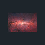 Galactic Center, Stars, Clouds, Clusters Canvastryck<br><div class="desc">Vårt Galactic Center ligger 26 000 ljusår bort i riktning mot Sagittarius. Den här Spitzer Space Telescope-bilden visar hundratusentals stjärnor i centrum av vår spiral Milky Way galaxy.</div>