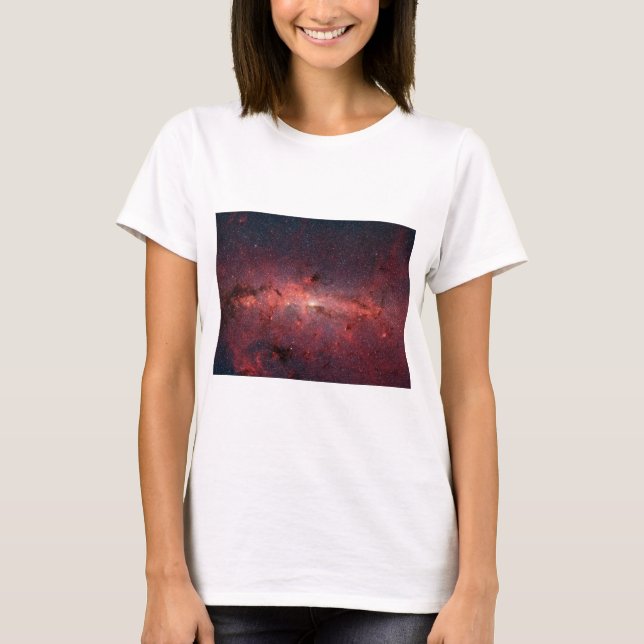 Galactic Center, Stars, Clouds, Clusters T Shirt (Framsida)