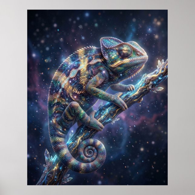 Galactic Chameleon Star Branch Poster (Framsidan)
