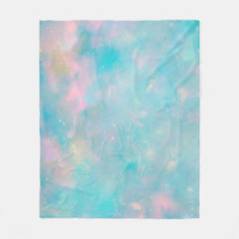 Galactic Comfort Nebula Fleece Blanket