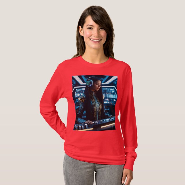 Galactic Composer Design T-Shirt (Hel framsida)