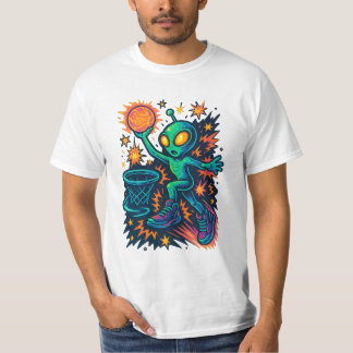 Galactic Dunk: Alien in Kicks! T Shirt