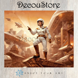 Galactic Explorer Decoupage