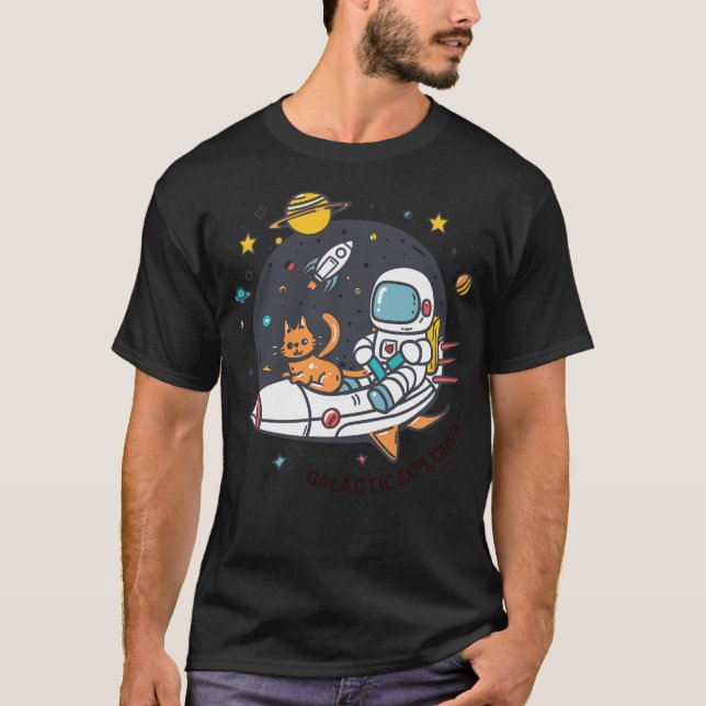Galactic Explorer T Shirt (Framsida)