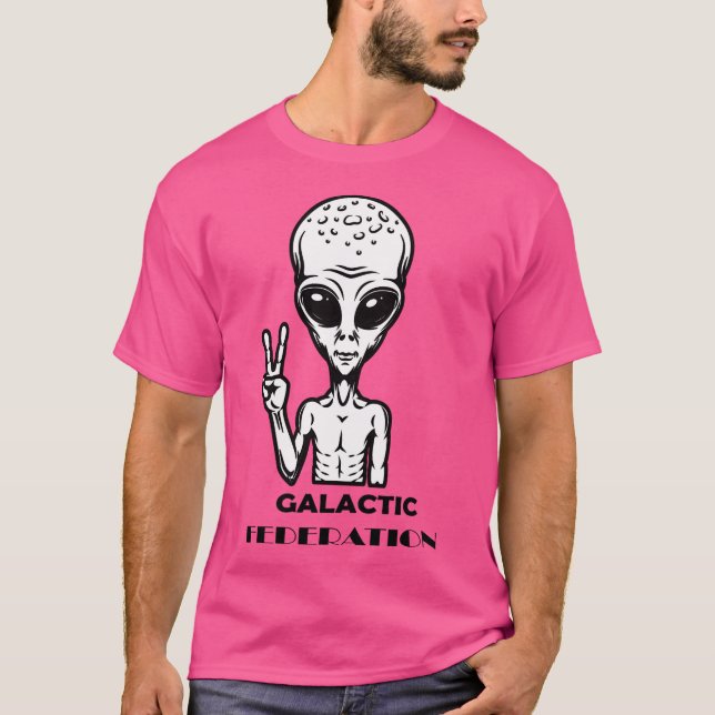 Galactic Federation Galactic Federation of Utomjor T Shirt (Framsida)