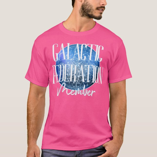 Galactic Federation Member Member Member T Shirt (Framsida)