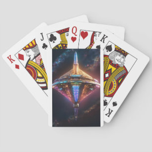 "Galactic Gamble: Marvel's Celestial Cruiser Card" Casinokort