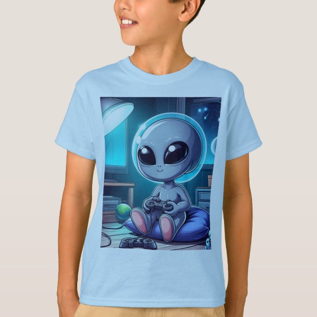 Galactic Gamer T Shirt (Framsida)