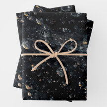 Galactic Gemstone Droplets på en Cosmic Canvas