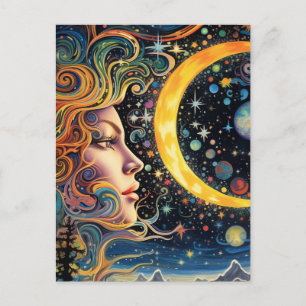 Galactic Goddess Vykort