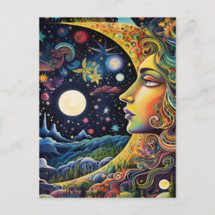 Galactic Goddess Vykort