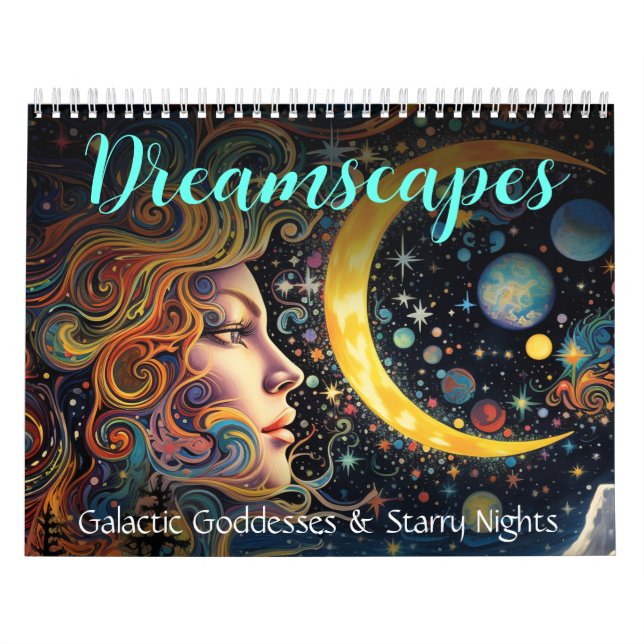 Galactic Goddesses och Starry Nights Kalender (Omslag)