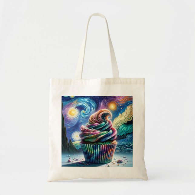 Galactic Gourmet: Artistic Bakers Tote Bag Tygkasse (Framsidan)