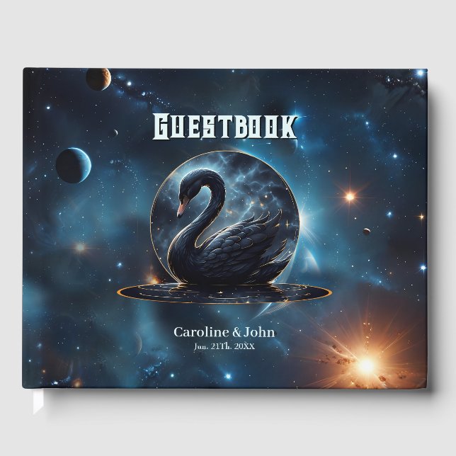 Galactic Grace: Black Svan. Gästböcker (Framsida)