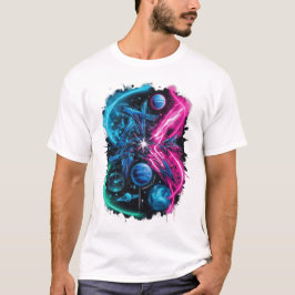 Galactic Graffiti - gatukonst T Shirt