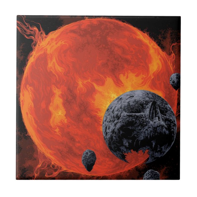 Galactic Graveyard Poster, Macs 2129-1. Kakelplatta (Framsidan)