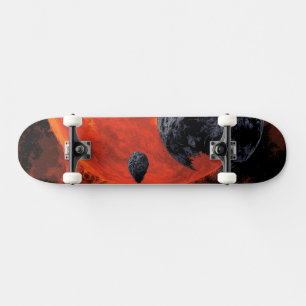 Galactic Graveyard Poster, Macs 2129-1. Mini Skateboard Bräda 18,5 Cm
