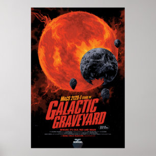 Galactic Graveyard Poster, Macs 2129-1. Poster