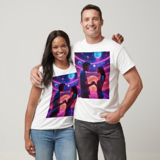 ’Galactic Harmony: Celestial Dance’ T Shirt