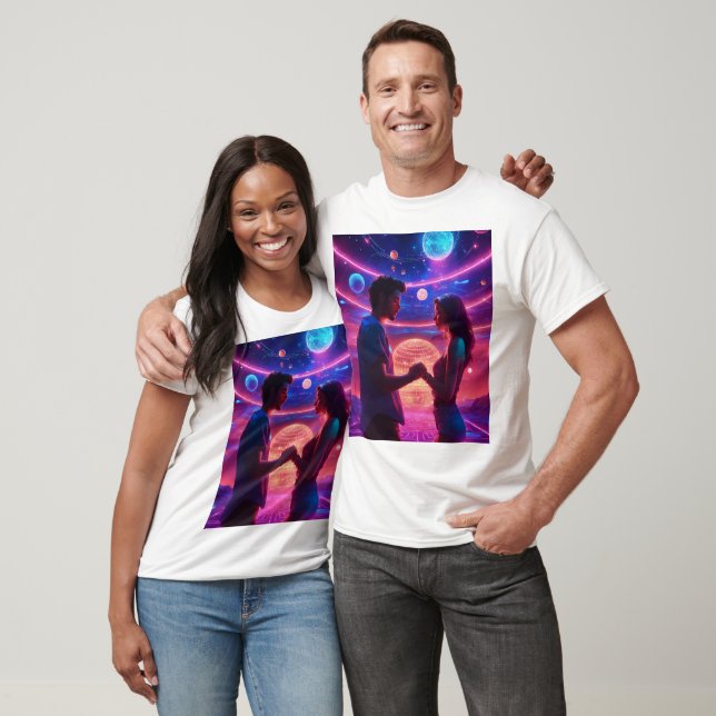 ’Galactic Harmony: Celestial Dance’ T Shirt (Unisex)