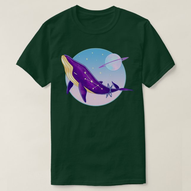 Galactic Humpback Whale T Shirt (Design framsida)