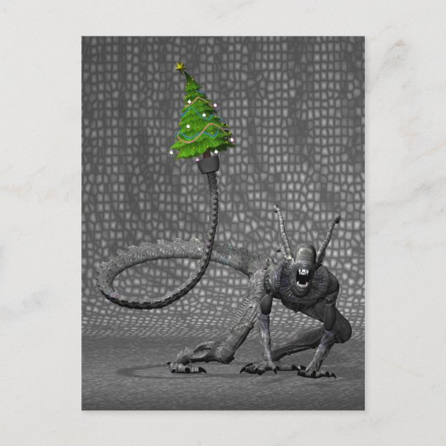 Galactic Jultomten Helg Vykort (Framsida)