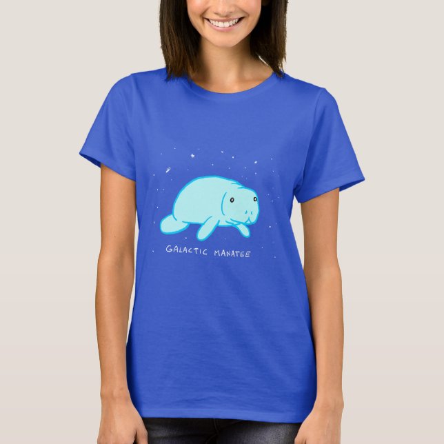 Galactic Manatee T-Shirt (Framsida)
