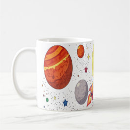 Galactic Morgon Mugg Space Théed Coffee