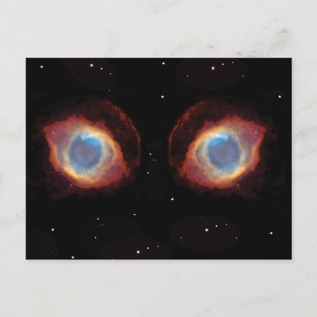 Galactic Nebula Öga vykort (Framsida)