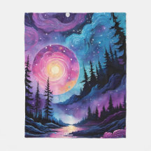 Galactic Nightscape: Förändrad skog