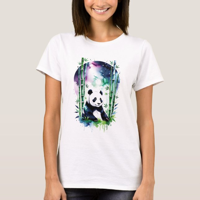 Galactic Panda T Shirt (Framsida)