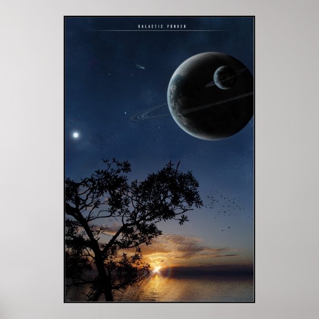 Galactic Ponder Poster (Framsidan)