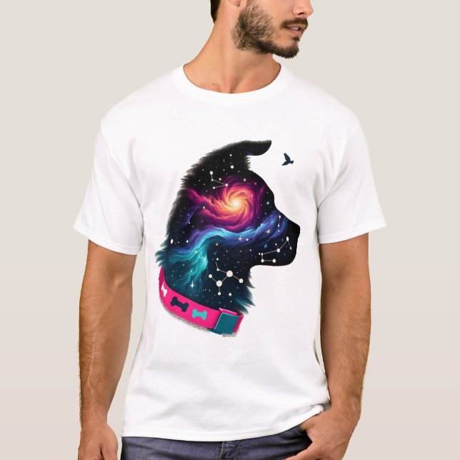 Galactic Pup Grafisk T-shirt (Framsida)