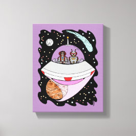 Galactic Road Resa 2018 Canvastryck