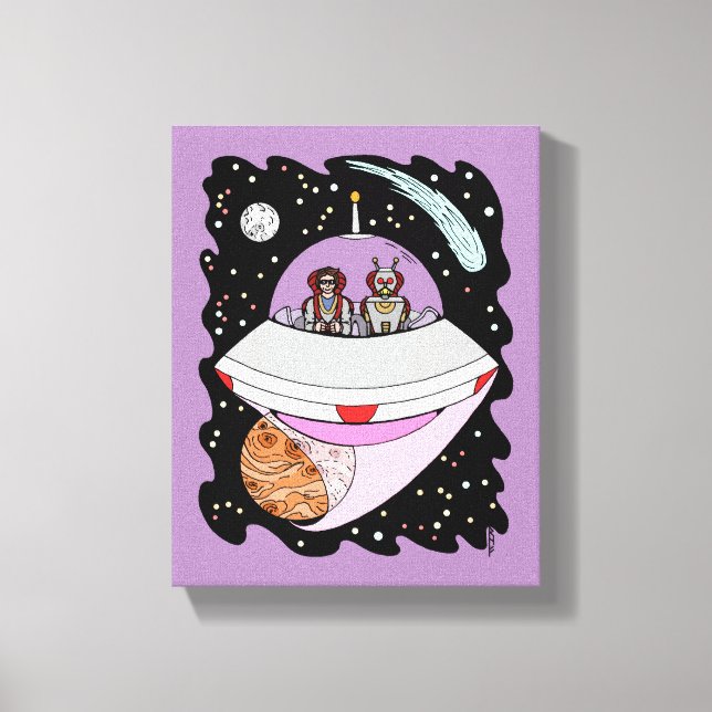 Galactic Road Resa 2018 Canvastryck (Framsida)