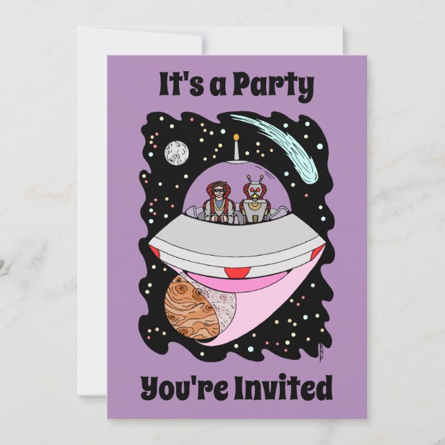 Galactic Road Resa 2018 Inbjudningar (Framsida)