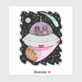 Galactic Road Resa 2018 Klistermärken