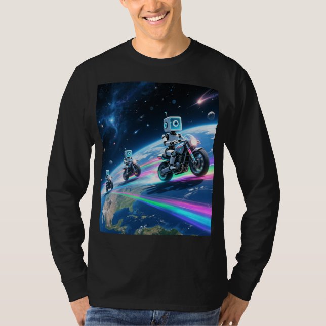 Galactic Robo Race T Shirt (Framsida)