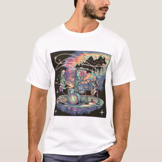 Galactic Rock Revolution T Shirt (Framsida)