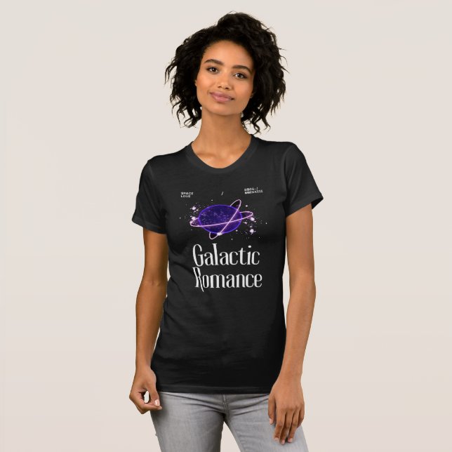 Galactic Romantik T Shirt (Hel framsida)